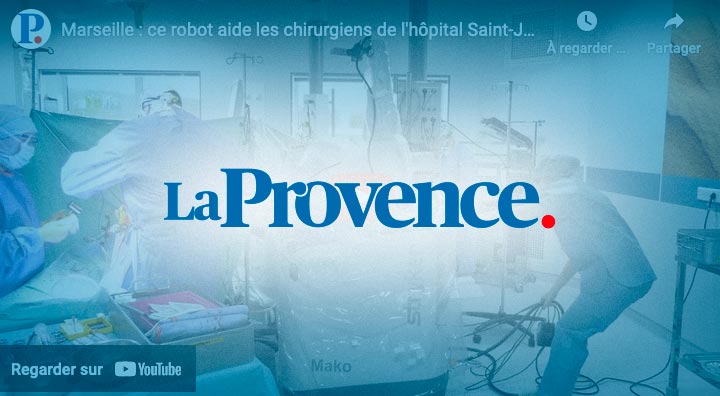 La Provence rencontre le docteur Delpech à l’hôpital Saint-Joseph au sujet du robot Mako.